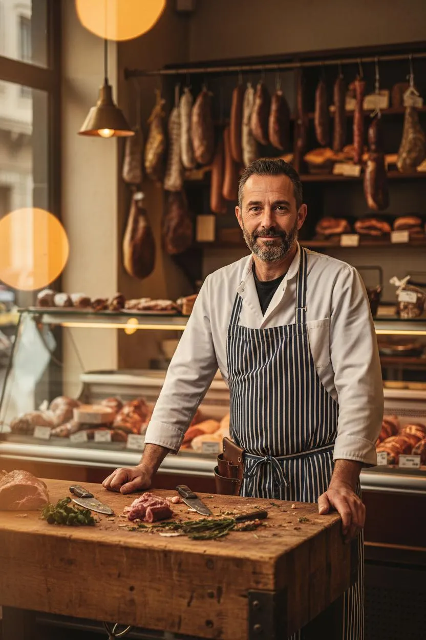 Éric, boucher artisanal français