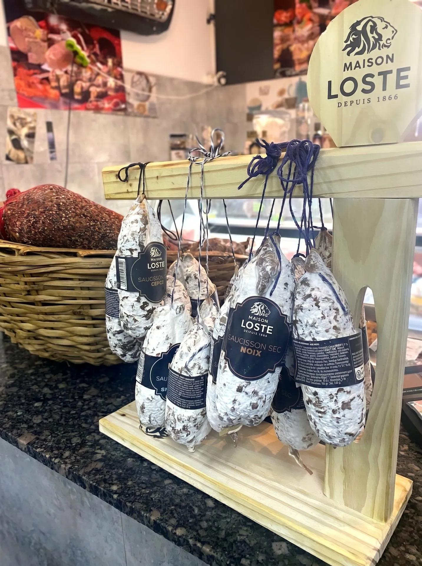 Saucissons secs Maison Loste, depuis 1866