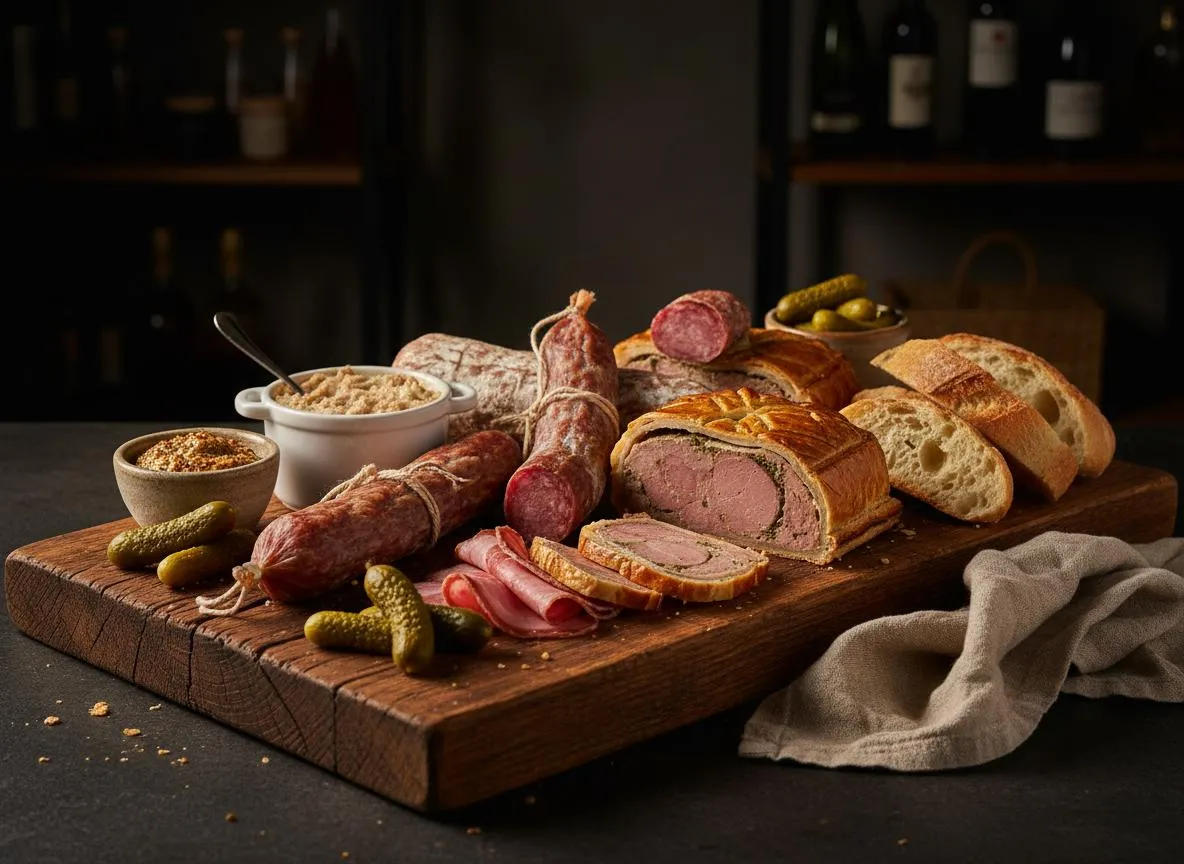 Planche de charcuterie maison