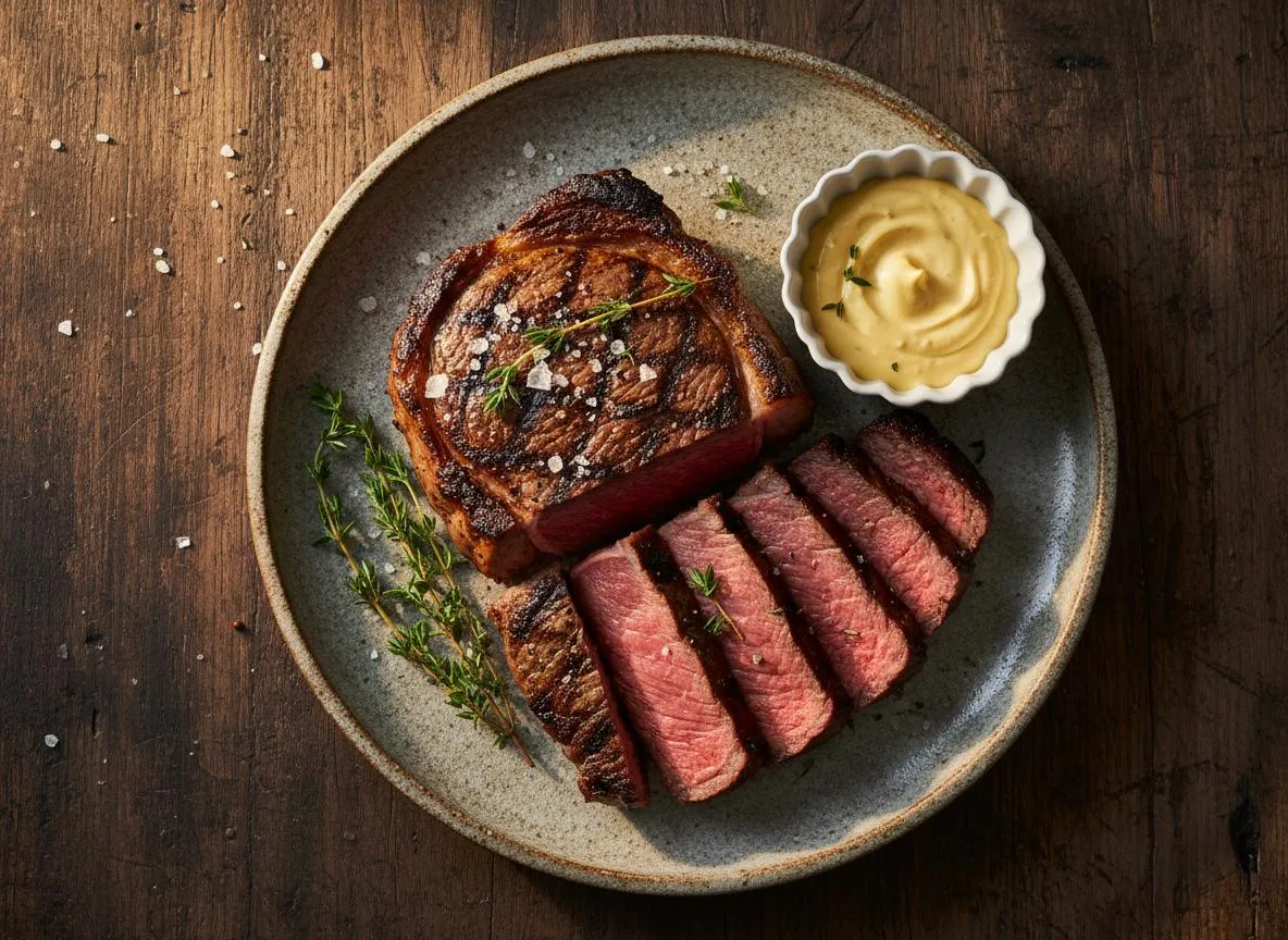 Côte de bœuf Charolais grillée