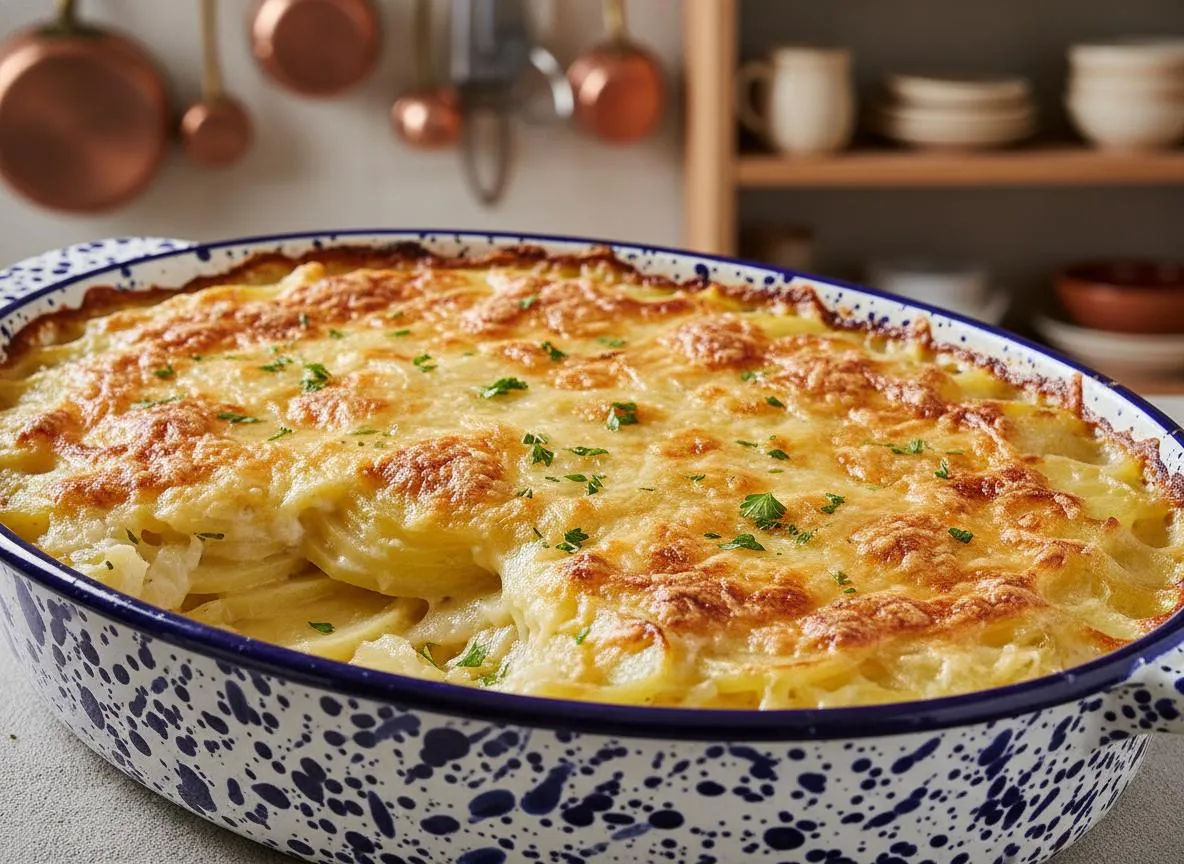 Gratin dauphinois au Comté